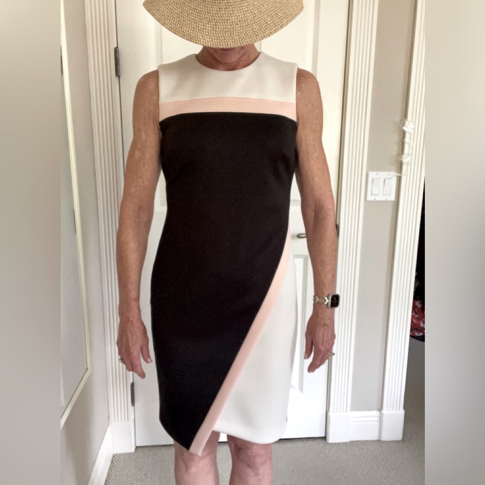 Black/white/pink work dress Tommy Hilfinger